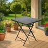 BRUBAKER Gartentisch Bergamo - 58 x 58 cm Balkontisch Produktbild-Vorschau 8