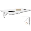 Wandklapptisch Schreibtisch Tischplatte 70x40 cm in Weiß Produktbild-Vorschau 1