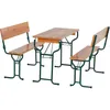 Festzeltgarnitur 110 cm mit Rückenlehne 3-teilig, Tisch 50 Produktbild-Vorschau 1