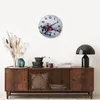 Wanduhr - Rund - Glasuhr - Hubschrauber Berge Gipfel Winter Produktbild-Vorschau 7