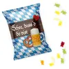 10 Stück kleine BAYERN blau weiß Gummibärchen give-away Produktbild-Vorschau 1
