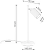 Lampe à poser KARBON vert olive 1xGU10 10W aluminium Voir les images du produit 9