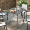 Outsunny Gartentisch Stahl 80 x 80 x 74cm Wetterfest Produktbild-Vorschau 8