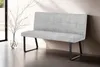 byLIVING Sitzbank Talea, 140 cm, hellgrau, Gestell Metall Produktbild-Vorschau 15