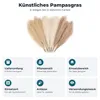 6er Set Pampasgras Kunstblumen 50 cm Boho Deko für Zuhause Produktbild-Vorschau 6