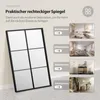 COSTWAY 70x100 cm Prostokątne lustro z metalową ramą, Podgląd zdjęcia produktu 7