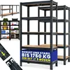 MONZANA® 2X Schwerlastregal 180x90x40cm Schwarz 1750kg 10 Produktbild-Vorschau 1
