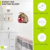 ARTland Wandbild, selbstklebend Glücklicher Igel Größe: Produktbild-Vorschau 2