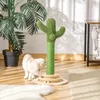 PawHut Katzen Kratzbaum Kaktus Katzenbaum Kiefernholz Sisal Produktbild-Vorschau 2
