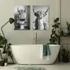 murando - Set de tableaux muraux XL Motif vache 80 x 60 cm Voir les images du produit 6
