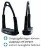 Steigbügel  mit Gelenk  13 cm XL, Sicherheitssteigbügel, Produktbild-Vorschau 5