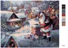Zuty - Malen nach Zahlen - SANTA CLAUS MIT GESCHENKEN, Produktbild-Vorschau 3