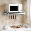 Mikrowellen Regal, Chromstahl Wandmontage Produktbild-Vorschau 8