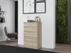 Malwa Kommode Schrank Für Wohnzimmer Schlafzimmer Sonoma Produktbild-Vorschau 11