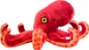 Kuscheltier Oktopus 26 cm rot/orange Plüschoktopus Produktbild-Vorschau 3