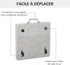 Outsunny Pied de parasol carršŠ 25 kg, support parasol en Voir les images du produit 4