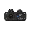 Doppel Einbau Steckdose 2x2100mA Einbausteckdose DIN + USB Produktbild-Vorschau 5
