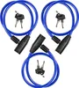 3x Fahrradschloss Kabelschloss Motorradschloss Produktbild-Vorschau 1