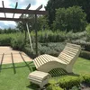 Holzliege Wellenliege Waldsofa Relaxliege Gartenliege Produktbild-Vorschau 7