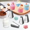 Edelstahl Spritztüllen XL 5er Set Adapter 304 Rostfrei Produktbild-Vorschau 6