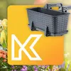 KADAX 4x Skrzynka Balkonowa 40cm Uchwyty Grafitowa Podgląd zdjęcia produktu 7