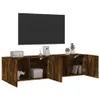 vidaXL TV-Wandschränke 2 Stk. Räuchereiche 80x30x41 cm Produktbild-Vorschau 5