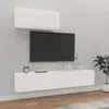 vidaXL 3-tlg. TV-Schrank-Set Weiß Holzwerkstoff Produktbild-Vorschau 2