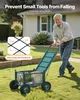 VEVOR Gartenrollsitz  760x520x440 mm, Rollbar Gartensitz Produktbild-Vorschau 5