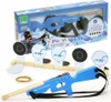 A toy biathlon rifle set with targets and rubber bands, displayed with its packaging. Anteprima dell’immagine prodotto