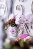 Clayre & Eef Tasse 200 ml Beige Rosa Porzellan Blumen Produktbild-Vorschau 2