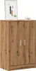 vidaXL Schuhschrank Artisan-Eiche 60x35x92 cm Holzwerkstoff Produktbild-Vorschau 2