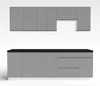AX LIVING Aquileia Küchenzeile 240 cm – Grau Fronten mit Produktbild-Vorschau 4