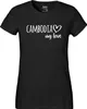 Huuraa Damen T-Shirt Cambodia my love M Black Bio Baumwolle Produktbild-Vorschau 2
