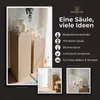 Bougeoir colonne, bougeoir décoratif, lanterne décorative, Voir les images du produit 8