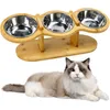 Futternapf Katze Erhöht, Futterstation Katzen 3er Set Näpfe Produktbild-Vorschau 4