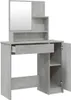 A vanity table with a mirror and storage. Anteprima dell’immagine prodotto