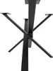 CLP Tischbeine Jimmy in Sternform schwarz Größe 120x60x72 Produktbild-Vorschau 4