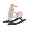 CHILDHOME Schaukelroller Scooter Beige und Schwarz CWRSCR Produktbild-Vorschau 1