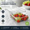 2er Set Kühlschrank Organizer Schublade Kühlschrank Produktbild-Vorschau 4