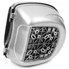 Motorradkoffer Top Case Helmkoffer 22L Silber mit Reflektor Produktbild-Vorschau 4
