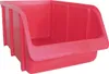 A red plastic storage bin is shown against a white background. Anteprima dell’immagine prodotto