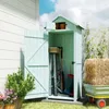 Outsunny tuinkast, tuinhuis met legplanken, asfalt dak, Productafbeelding-voorbeeld 2