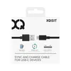 Xqisit 31298, 3 m, USB A, USB C, USB 2.0, Czarny Podgląd zdjęcia produktu 3