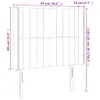 vidaXL LED Kopfteil Taupe 93x16x118/128 cm Stoff -  Kopf- & Produktbild-Vorschau 7