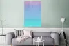 MuchoWow® Poster Aquarell - Lila - Türkis 80x120 cm - Produktbild-Vorschau 5