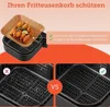 100x Backpapier für Friteuse Heißluftfritteuse Grill Produktbild-Vorschau 3