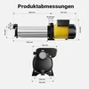 Wiltec Mehrstufige Kreiselpumpe 9000l/h 2200W Förderhöhe Produktbild-Vorschau 3