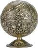 Vintage Art Craft Aschenbecher Metal Rundkugel Produktbild-Vorschau 2