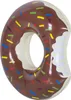 Aufblasbarer Donut Braun mit Schokoglasur - Schwimmreifen Produktbild-Vorschau 1