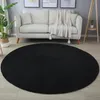 Sky tappeto pelo corto rotonda Ø 160cm nero Anteprima dell’immagine prodotto 1